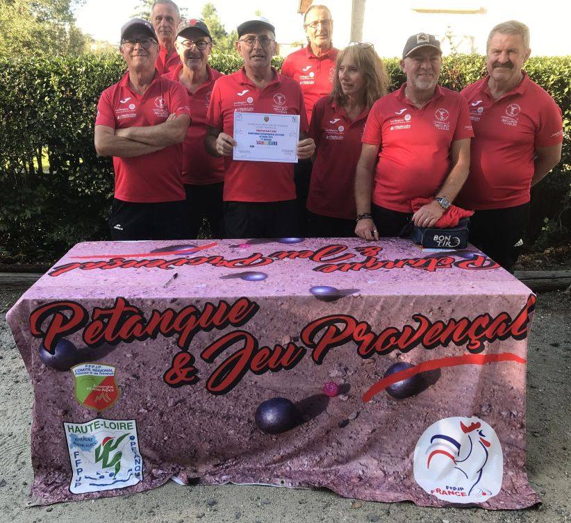 CD43 CDC V D2 1ER ECOLE PETANQUE LE PUY Ecole de Petanque 1 div2 1er