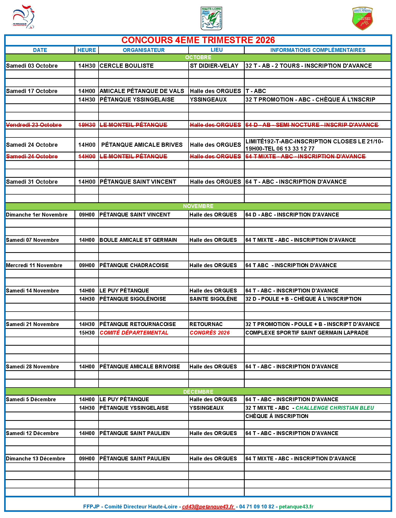 CALENDRIER CONCOURS EVENEMENT 2026 MAILS CLUBS 2026 08 31 Page 3