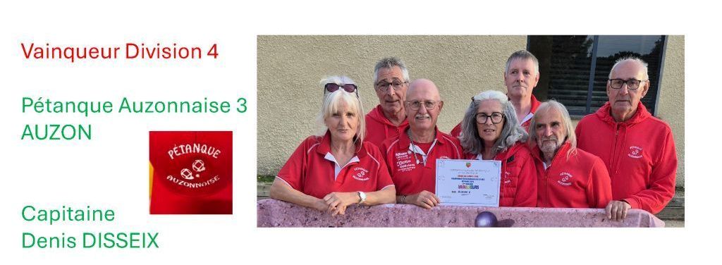 CD43 CDCVET2026 DIV4 VAINQUEURS AUZON